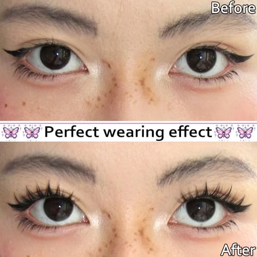 Manga Lash Clusters 80Pcs C Curl Eyelash Extensions DIY