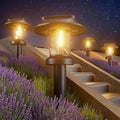 Solar Pathway Lights 8 Pack - Waterproof Outdoor Garden Lights
