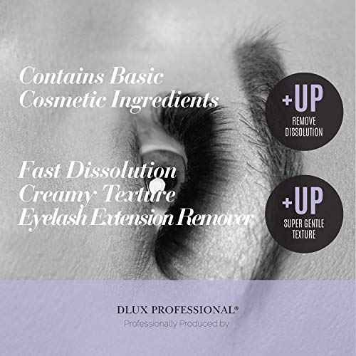 Eyelash Extensions Gel Glue Remover - 15ml, Clear Natural Pigment, Professional Korean Eyelashes Extensions Adhesive Remover Gel Type, Fast Dissolution, Eyelash Extension Supplies (GEL REMOVER)