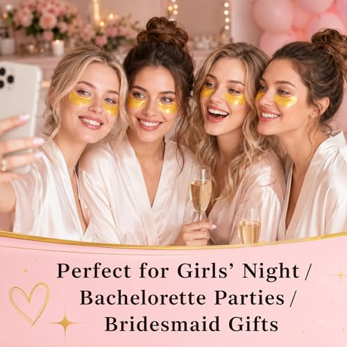 Sulily 24K Gold Eye Masks & Collagen Lip Masks (30 Pack)