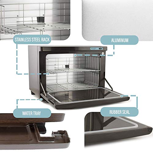 DERMALOGIC Towel Warmer Cabinet - Stainless Steel 20L