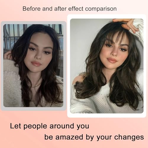 100% Human Hair Clip-In Bangs - Air Fringe Wispy