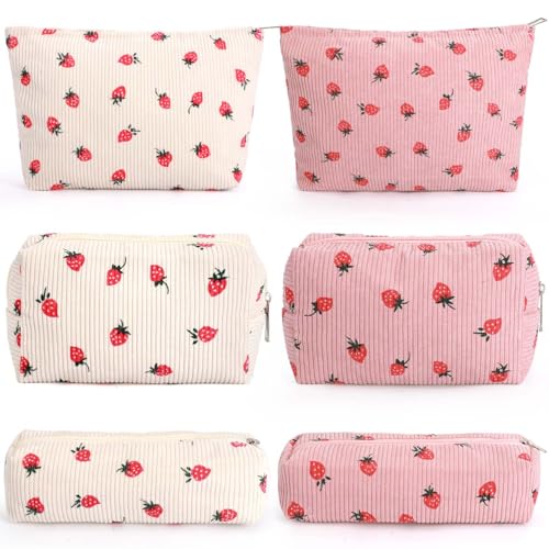 EIMMBD 6-Piece Makeup Bag Set - Large Capacity Travel Organizer
