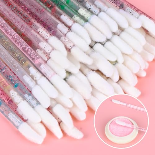 1000 Disposable Lip Gloss Wands with Crystal Handles