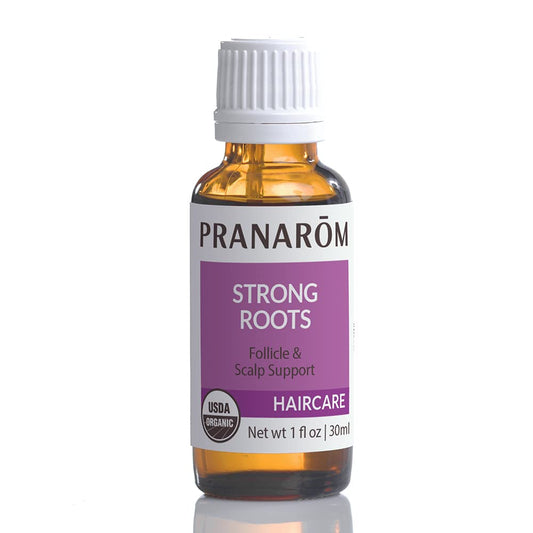 PRANAROM – Hair Strengthening & Scalp Support Oil (30ml) - 100% Pure Organic Essential Oil | USDA & ECOCERT Certified