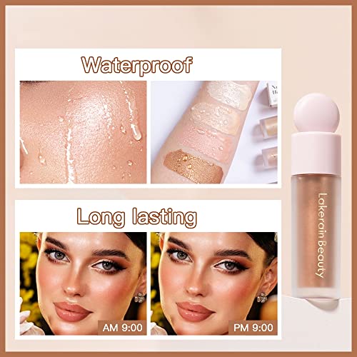 RILIMIOO Liquid Highlighter Stick - Waterproof Glow for Face & Body