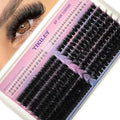 Fluffy D Curl Lash Clusters - 10-22mm Faux Mink Eyelashes