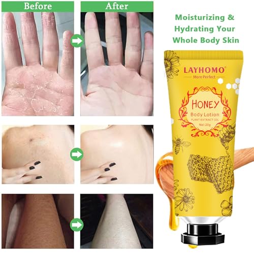 20 Pack Travel Size Body Lotion with Shea Butter & Natural Fragrance