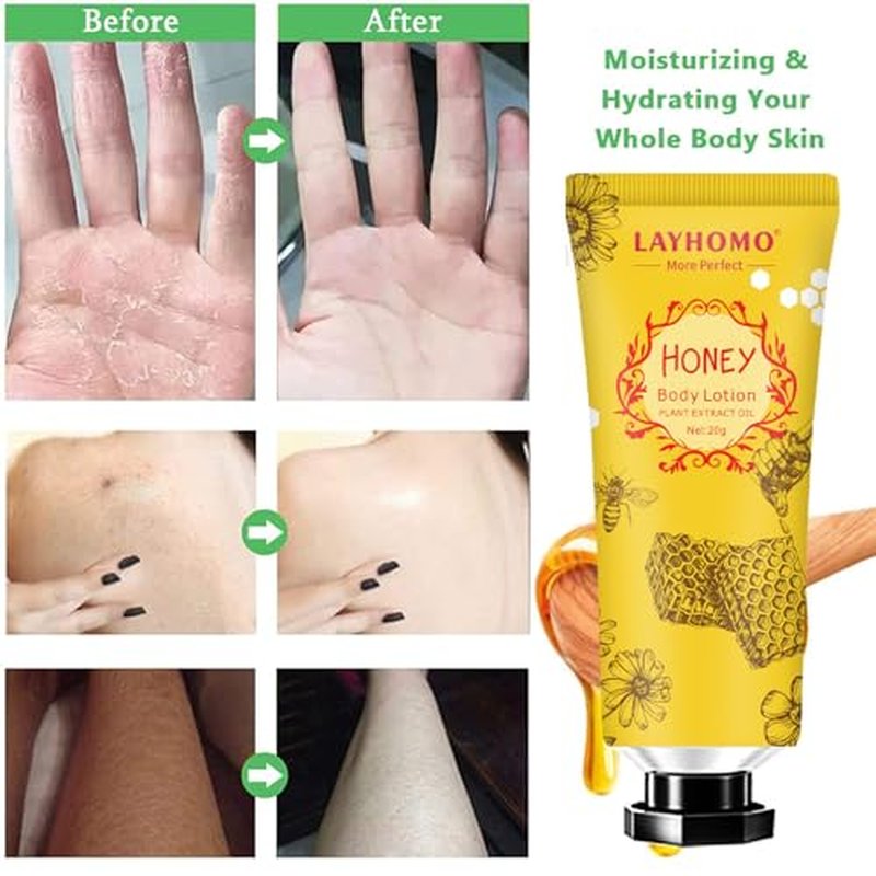 20 Pack Travel Size Body Lotion with Shea Butter & Natural Fragrance