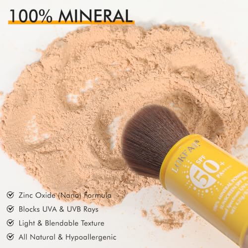 Mineral Powder Sunscreen SPF 50 - Face, Hair & Scalp