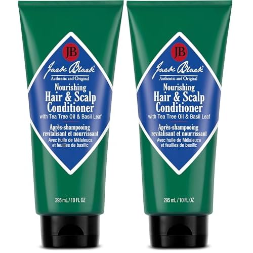 Jack Black Nourishing Hair & Scalp Conditioner - Hair Conditioner for Men,Mens Haircare Products,(Pack of 2)