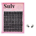 Sulv Lash Clusters 144pcs - D Curl Eyelash Extensions 8-20mm
