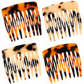 French Hair Side Combs 4 Pack - 2 Inch Twist Clips