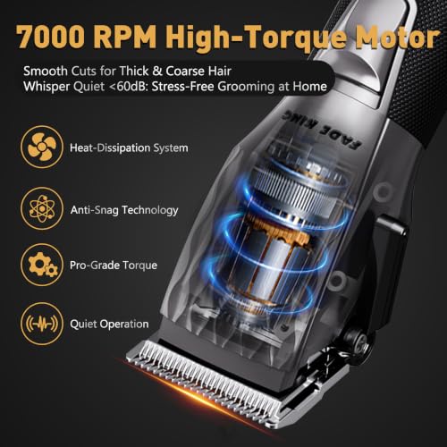 FADEKING Professional Hair Clippers & Beard Trimmer Kit