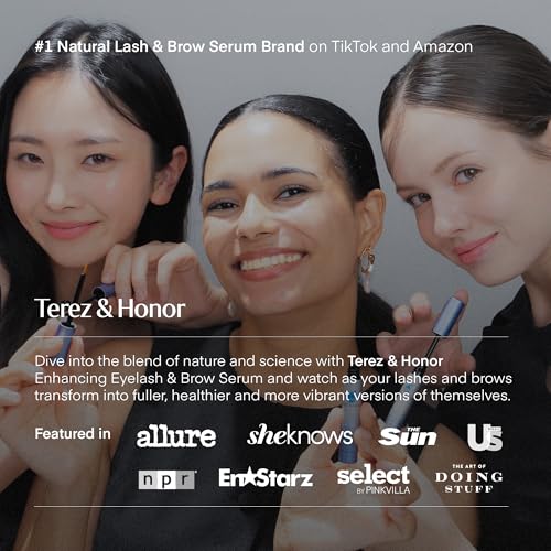 Enhancing Lash & Brow Serum Duo ? Eyelash and Eyebrow Growth Serum Set for Fuller, Longer-Looking Lashes & Brows ? Made in Korea, Clean & Effective Formula, Gift-Ready Packaging