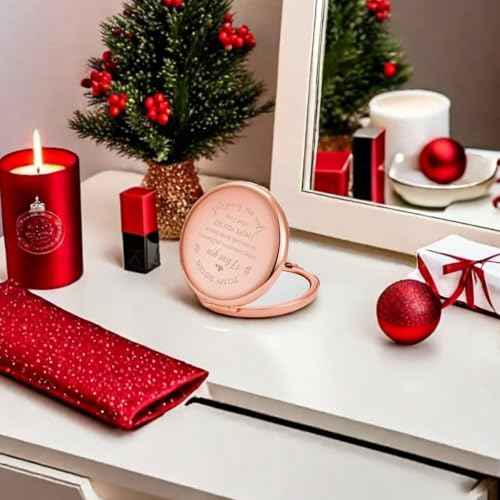 Sister Birthday Gifts Compact Mirror, Sisters Gifts from Sister, Birthday Gifts for Sister from Sister Brother Friend for Her