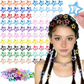 100 PCS Star Hair Clips - Colorful Y2K Barrettes for Girls & Women