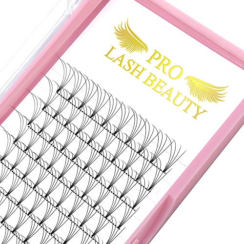 Premade Volume Eyelash Extensions 4D-C-0.07-9 Short Stem Premade Fans Eyelash Extensions Volume Lash Extensions .07 .10 Premade Volume Fans Pre made Lash Fans C D curl(4D-C-0.07,9mm)