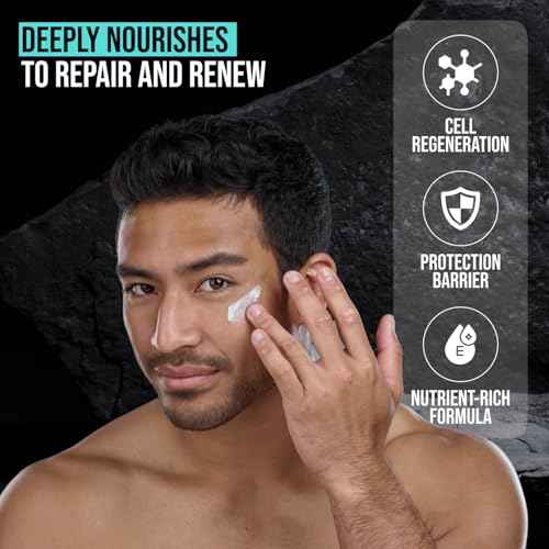 Mens Face Moisturizer Cream - Anti Aging & Wrinkle Face Cream - Mens Facial Moisturizer - Retinol, Collagen, Peptides, Shea Butter, Vitamins E & A - Facial Skin Care Eye Lotion - Day & Night ? 4 oz