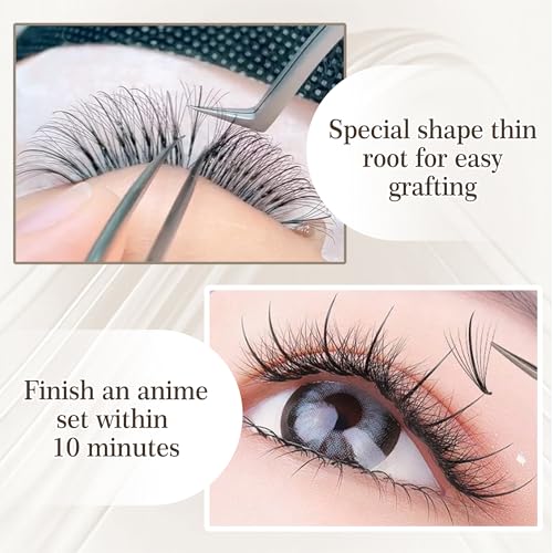 CoMango Wispy Premade Fans 5D 7D 9D Eyelash Extensions