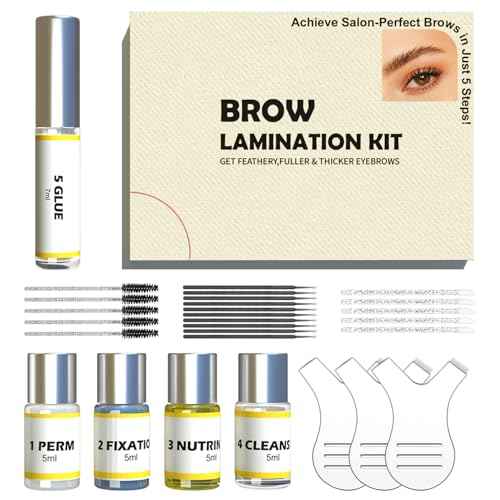 Brow Lamination Kit At Home DIY Professional Instant Eyebrow Lift For Fuller Brows Safe & Effective