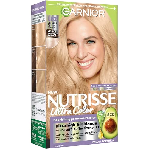 Garnier Nutrisse Ultra Color Hair Dye LB2 Ultra Light Natural Blonde Pina Colada 1 Count