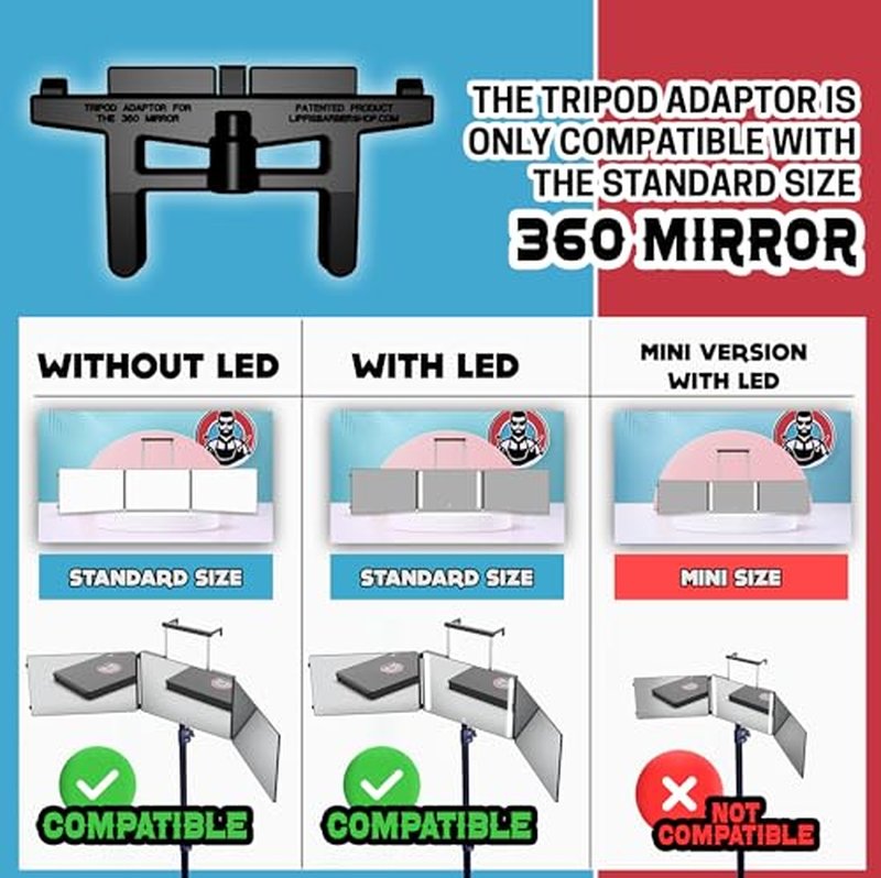 Tripod Adapter for 360° Mirrors - Stable & Adjustable Mounting