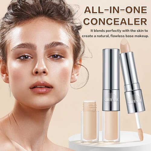 Dual-End Concealer Stick - Liquid & Balm for Full Coverage