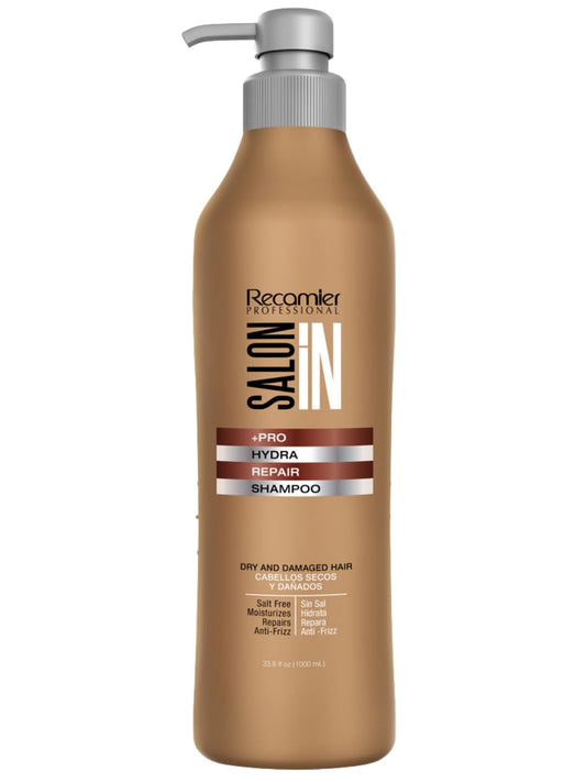 Salon in Hydra Repair Shampoo – 33.8 fl oz | Moisturizing & Strengthening for Dry, Damaged Hair