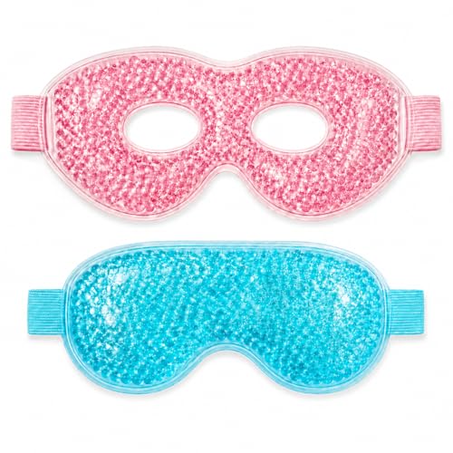 2-Pack Cooling Gel Eye Mask for Puffy Eyes & Dark Circles