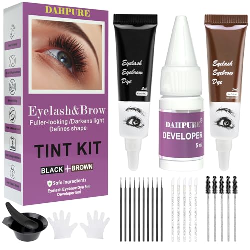 Eyelash & Eyebrow Tinting Kit - 6-8 Applications
