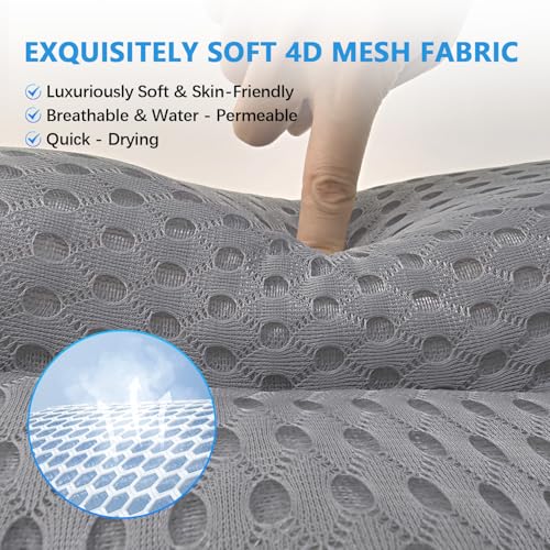 Bath Pillow for Tub with Neck & Back Support