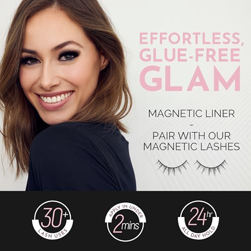 Luxillia Magnetic Eyeliner for Magnetic Lashes, Waterproof Liquid Liner