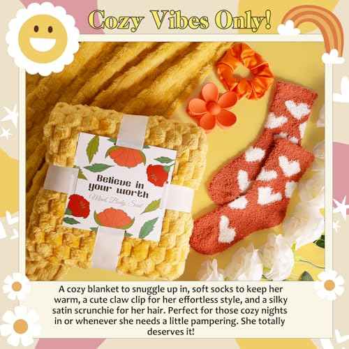 Self Care Gifts for Women, Birthday Gifts, 10pcs Get Well Soon Basket Care Package Thank You Spa Gifts Unique Gifts for Women Her Mom Best Friend Sister Sweet Surprises