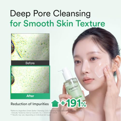 VEGANIFECT LHA Cleansing Oil - Oil-to-Milk Makeup Remover 205ml