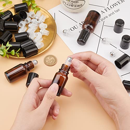 24-Pack Essential Oil Roller Inserts with Stainless Steel Balls