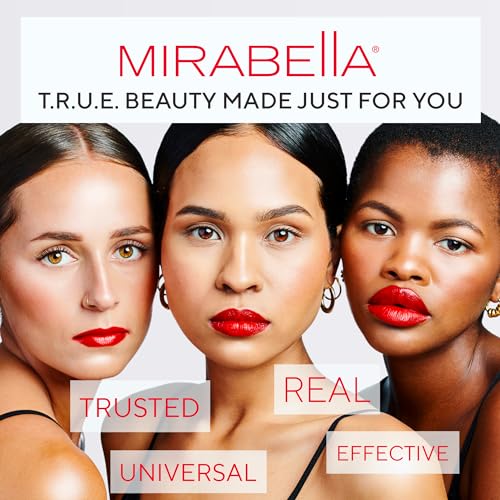 Mirabella Detail Professional Makeup Brush ? Precision Eyeshadow Brush for Blending & Smudging ? Small Vegan Brush w/Tapered Bristles & Weighted Handle for Eyeshadow Detailing