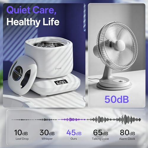 Ultrasonic Retainer Cleaner with UV Light & 4 Modes