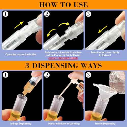 60PCS 5ml Mini Spray Bottle, Portable Clear Plastic Spray Bottle, Empty Fine Mist Refillable Perfume Atomizer, Small Sample Containers for Cleaning, Travel, Essential Oils