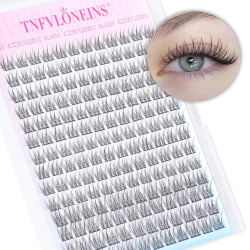 Wispy Cluster Lashes 168Pcs Natural Eyelash Extensions 9-12mm