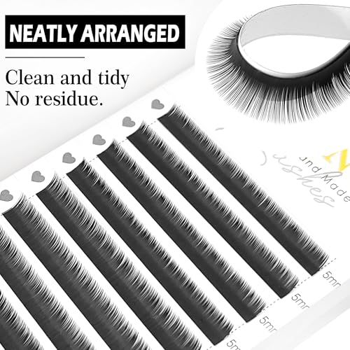 CoMango Bottom Lash Extensions 0.07mm Black 5-7mm Mix