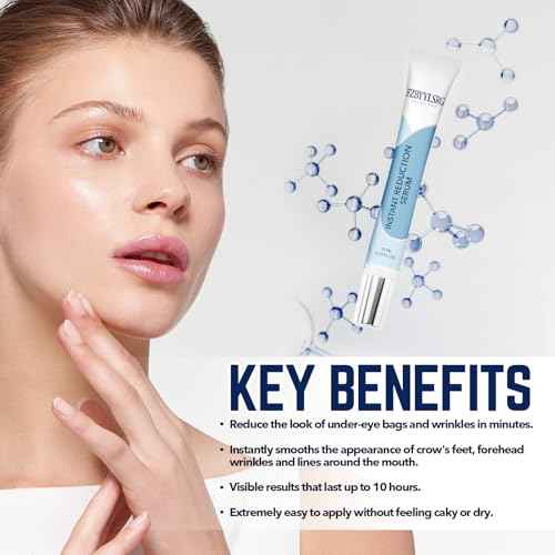 Rapid Reduction Eye Serum - Visibly Reduces Under-Eye Bags, Wrinkles, Dark Circles, Fine Lines & Crow's Feet Instantly, Facial Serum-10ML