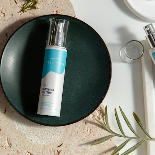 Santo Remedio, Piel Eterna, Moisturizing Face Cream, Hydrates Skin, Daily Moisturizer, Day and Night Cream, Contains Hyaluronic Acid, Vitamin E, Niacinamide, For All Skin Types, 1.7 Fl. Oz. / 50 ml