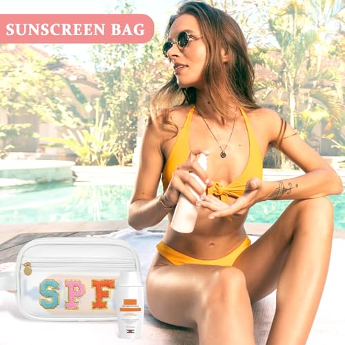 Clear Sunscreen Bag Waterproof Beach Organizer Pouch