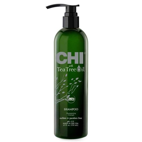 CHI Tea Tree Oil Shampoo, Strengthening Shampoo For Gently Cleansing Hair & Removing Impurities, Sulfate, Paraben, & Cruelty-Free, 25 Oz
