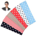 6 Pack Polka Dot Elastic Headbands for Women - Soft, Non-Slip Hair Accessories