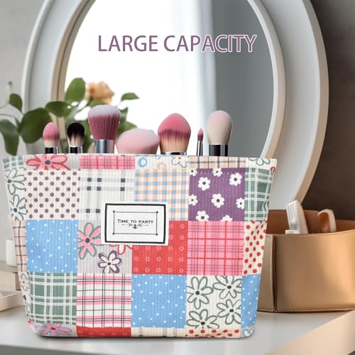 Large Capacity Makeup Bag for Women | KeYaMee Travel Cosmetic Pouch