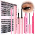 FANTASY&Co. Lash Clusters Kit 280 Pcs with Bond & Remover