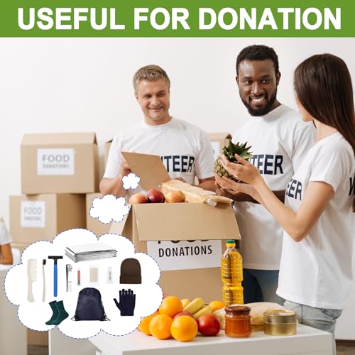 Coume 24-Set Homeless Care Package Winter Hygiene Kit Bulk
