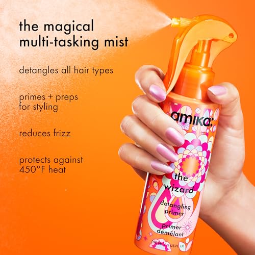 Amika The Wizard Detangling Hair Primer - Heat Protectant Spray